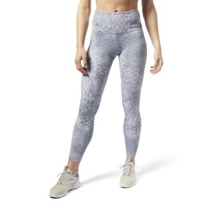 Reebok Studio Lux Bold High-Rise Tights Damen - Grau - DE 209-IAJ